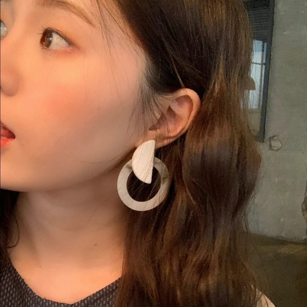 Marble earrings